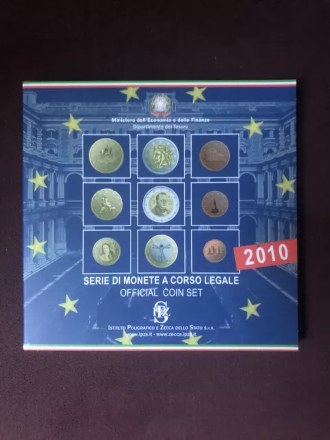 Euro - Kursmünzensatz Italien 2010