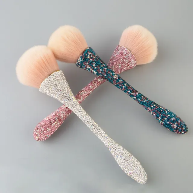 Diamonds Handle Makeup Brush Small Waist Nail Art Dust Brush Loose Powder Brush