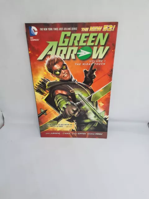 DC Comics The New 52 Green Arrow Vol.1: The Midas Touch TPB 2012 Graphic Novel