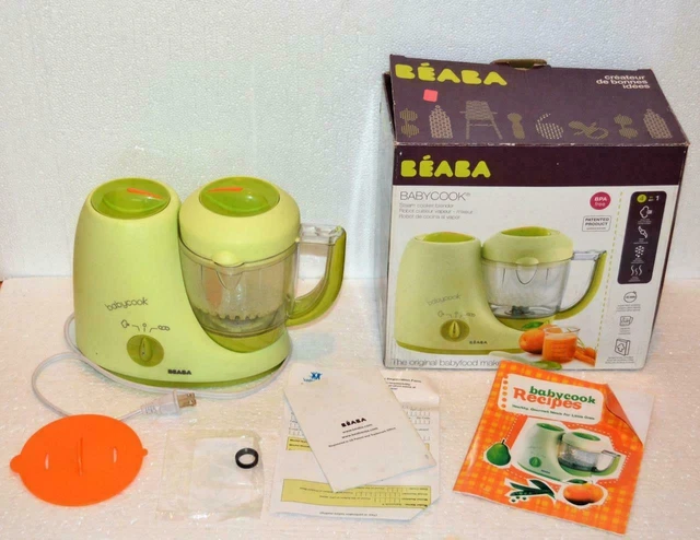 BEABA BABYCOOK VAPEUR Cuisinière Mixeur Bébé Nourriture Maker B2066 Avec /  Boîte EUR 50,30 - PicClick FR