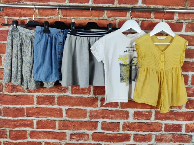 GIRLS BUNDLE AGE 4-5 YEARS NEXT ZARA etc SKIRT TOP T-SHIRT BLOUSE DENIM 110CM