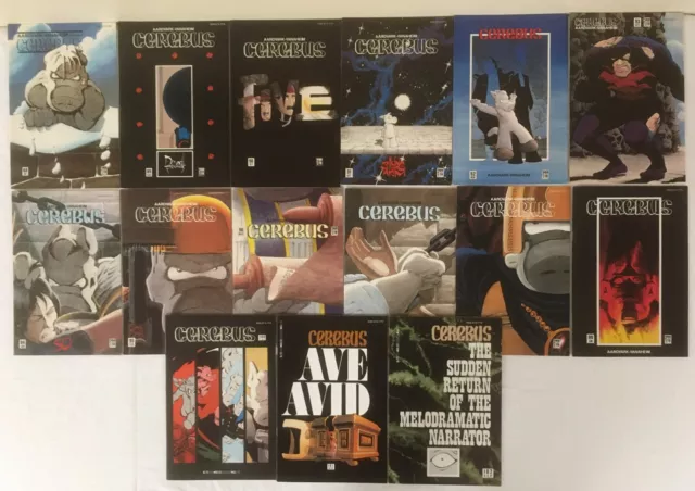 Cerebus Aardvark-Vanaheim 1986  Comic Lot issues # 88 to 102 Run No-Gaps VF/VF+