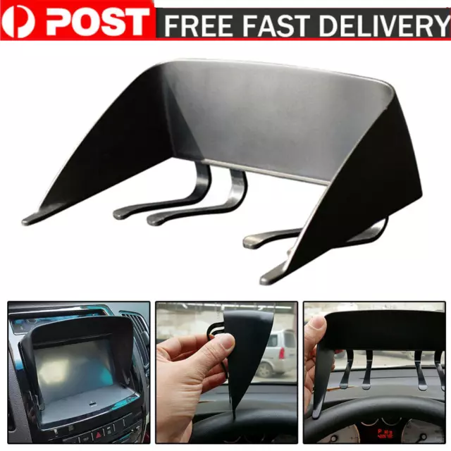 7" Car GPS Navigation Sun Shade Sunshade Visor Anti Glare Shield Cover Black