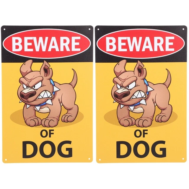 2 piezas escudo de perro rústico cuidado