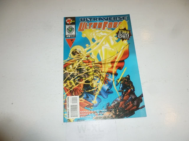 ULTRAFORCE Comic - Vol 1 - No 9 - Date 06/1995 - Malibu Comics