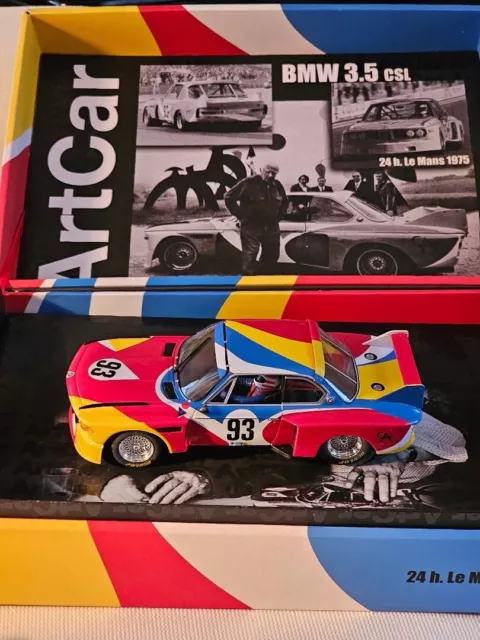 Fly ArtCar BMW 3.5 CSL 24h Le Mans 1975 No. 93