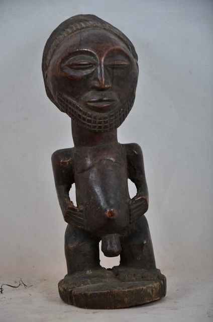 Hemba Memorial Male Figure Congo African Art