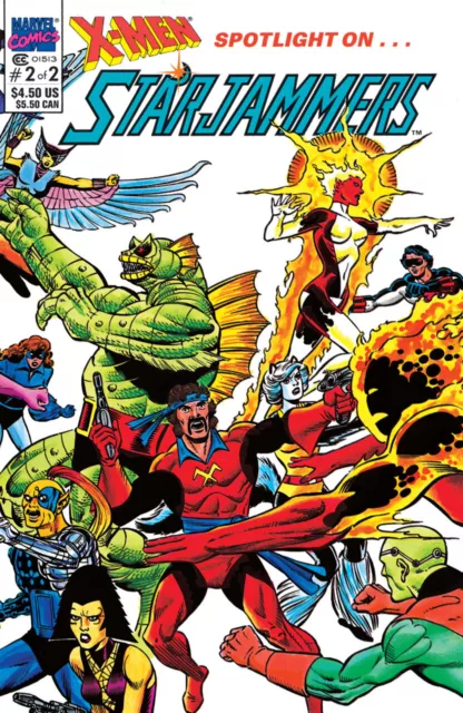 X-Men Spotlight on... Starjammers (1990) #'s 1 & 2 Complete NM Set Dave Cockrum