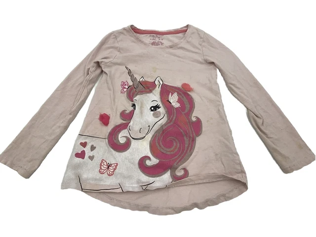 Isaac Mizrahi Unicorn Long Sleeve Shirt Graphic Pre-Owned Condition -Size Medium