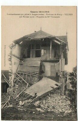 VILLERS LES NANCY - Meurthe et Moselle - CPA 54 - Bombardement Villa Tartavelle