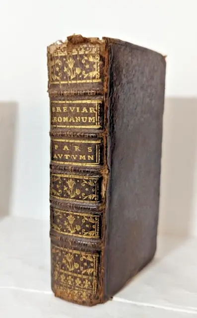 Livre XVIIIe Breviaire Romain Pars Autumnalis Paris 1751 Book 18th