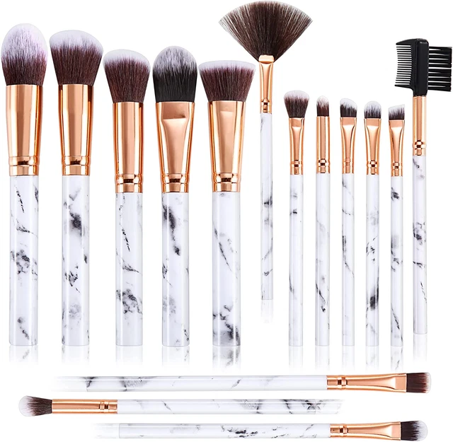 Pennelli Make up FILY  15 Pennelli Trucco Professionali Morbide E Inodori Sintet