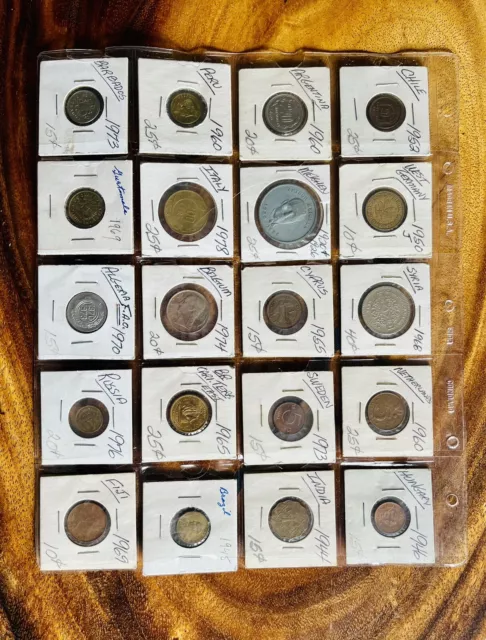World Coin Collection - 31 Coins