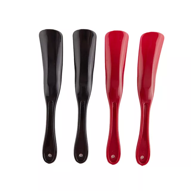 2pcs  Plastic Shoehorn Shoe Horns Spoon  Professional Flexible Shoe L-QU St