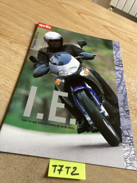 Aprilia Motorcycle Pegaso 650 Ie Leaflet Catalogue Advertising Edition 2001