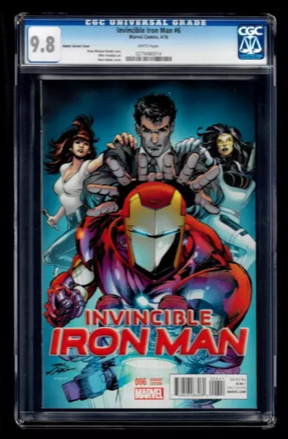 Invincible Iron Man #6 (2016) Neal Adams Incentive Variant Cover CGC 9.8