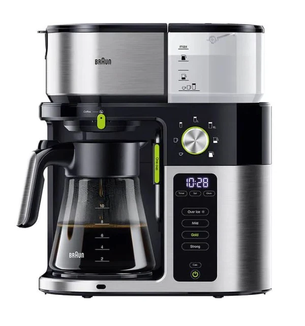 BRAUN MultiServe KF9050BK Filterkaffeemaschine 10 Tassen 1750 W Display