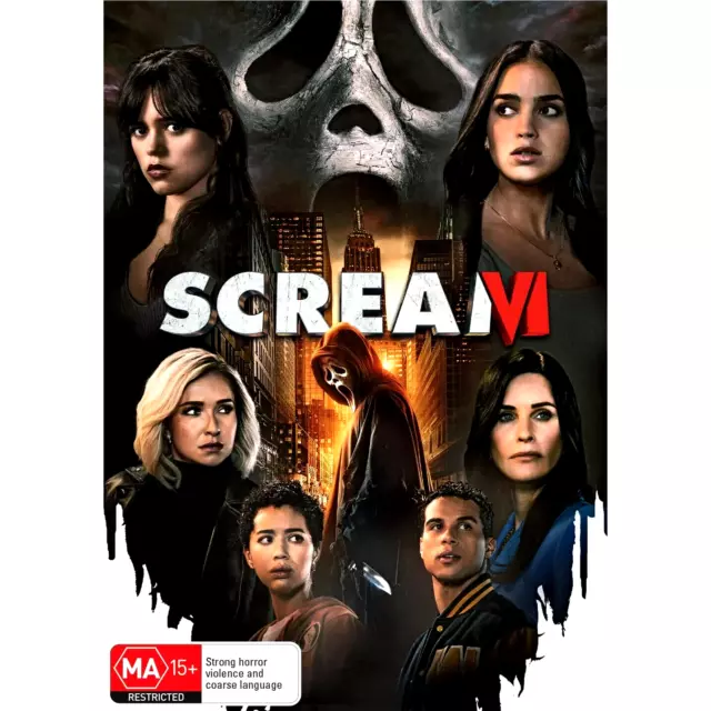 Scream 6 2023 Movie Posters, Scream IV, Neve Campbell, Courteney Cox, David Arquette, Jenna Ortega, Hayden Panettiere, Melissa Barrera, Horror Movie Posters