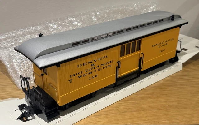 LGB 3084 G Scale D&RGW Denver Rio Grande Western Baggage Car Metal ...