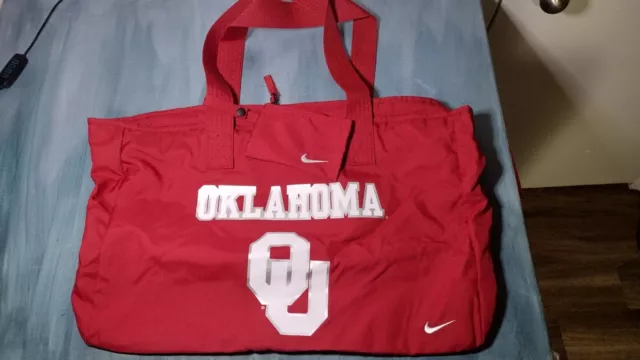 Nike Oklahoma Sooners Sports Tote Bag New
