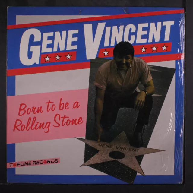 Gene Vincent : Né À Be A Rolling Stone Topline 12 " LP 33 RPM
