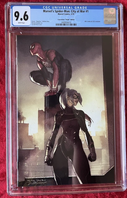 Marvel’s Spider-Man: City @ War#1 CGC 9.6 5/19 Conv. “virgin” Edit. KRS/C2E2 Exc