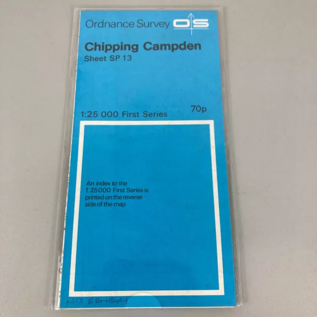 CHIPPING CAMPDEN 1960 Vintage OS Ordnance Survey 1:25000 First Series Map SP 13