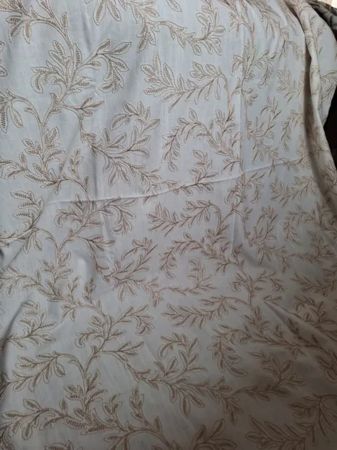 John Lewis Fabric Remnant Roll End Embroidered ACANTHUS