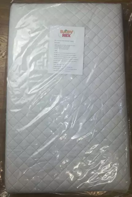 NEW Replacement Mattress Fits TUTTI Bambini CoZee Bedside Crib Quilted Mattress