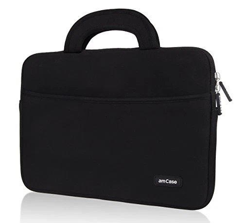 Chromebook Case-11.6 to 12 inch Neoprene Travel Sleeve with Handle-Black