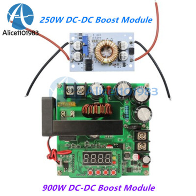 BST900W corrente continua-Corrente continua 250W computer di controllo numerico Convertitore Boost 8-60V Step-Up 10-120V solare di ricarica Puglia 