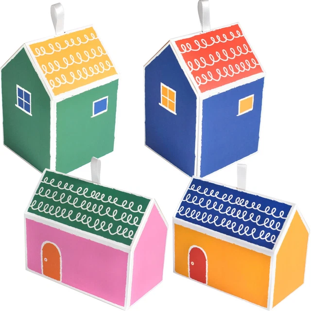 16 cajas de embalaje decorativas pequeñas cajas de dulces caseras papel vo