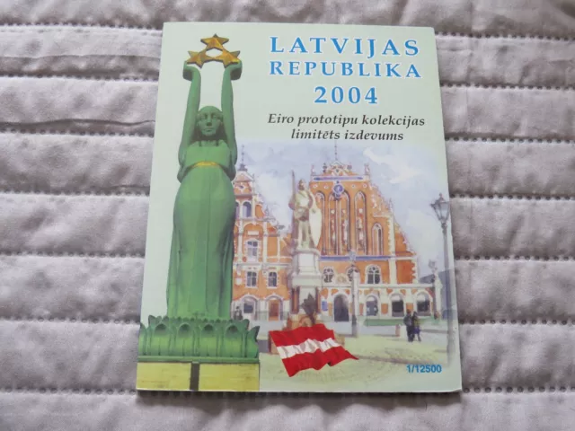 Coffret Euros Latvijas ( Lettonie ) 2004 Essais / Probe / Pattern/Non Officiels