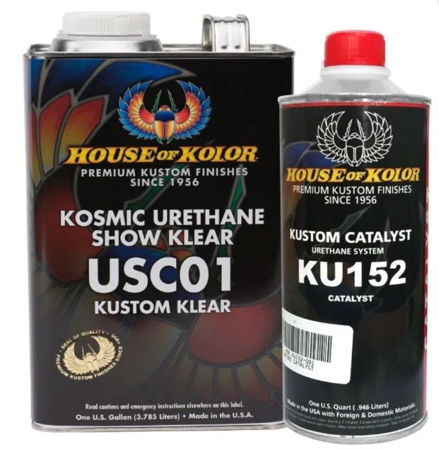 House of Kolor USC01-G17 Kosmic Show Klear Clearcoat Gallon Kit w/ Catalyst
