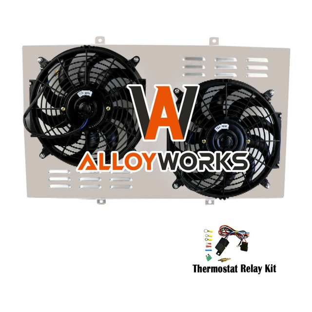 Aluminum Radiator Shroud Fan For 69-72 Chevy Corvette 350 Small Block 5.7L V8