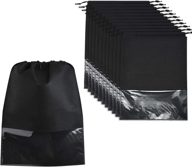 10 Stück Schuhe Tasche Vlies Reise Aufbewahrungsbeutel Kordelzug Staubbeutel 23
