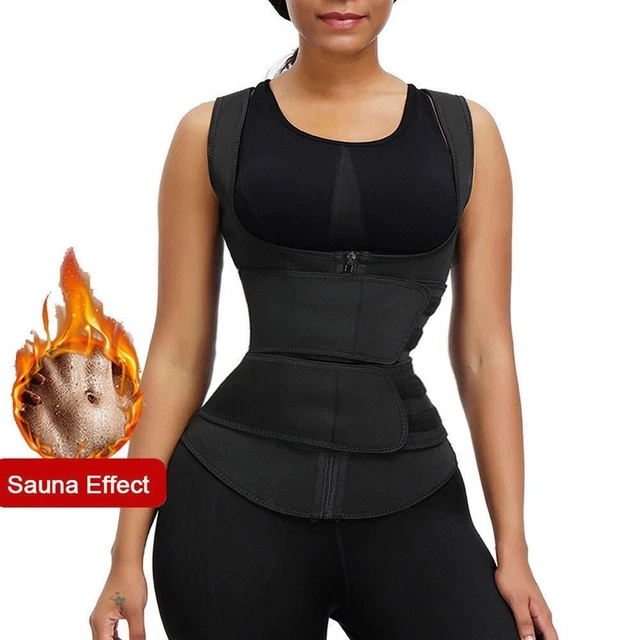Sauna Shapers Waist Trainer Corset Vest Sweat Slimming Belt for Women