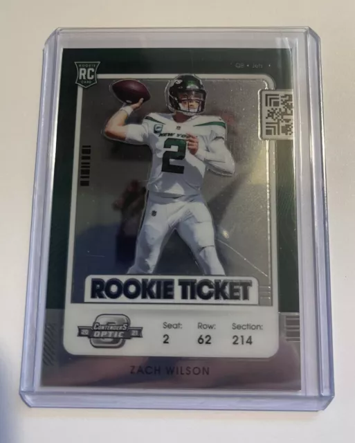 2021 Panini Contenders Optic Rookie Ticket Zach Wilson RC New York Jets #98