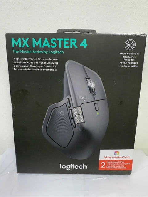 Mx Performance 4 LOGITECH MX MASTER 4 HIGH PERFORMANCE WIRELESS MOUSE BLACK BNIB Windows ...