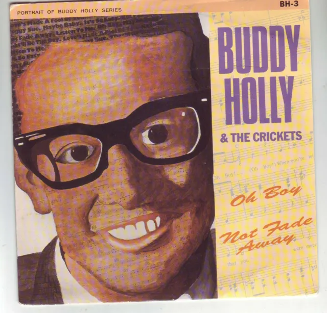 Buddy Holly Klassisch Mca 45 Verblassen Nicht Oh Junge Im Bild Ärmel Selten