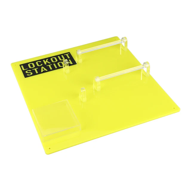 LOCKOUT TAGOUT STATION Impact Resistant Visual Acrylic Padlock ...