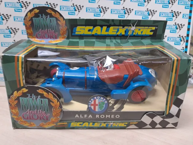 Scalextric C306 ""Power & Glory"" Alfa Romeo NO 7 NEUWERTIG VERPACKT