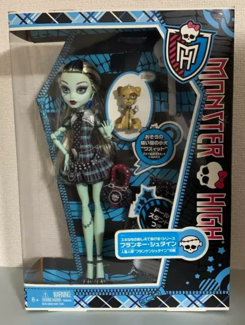 Monster High Frankie Stein Doll Original First Wave Black Elastic Hips  Pictures