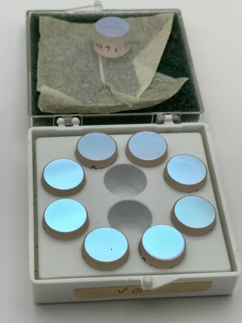 9pc lot, 15mm x 10mm Fused Silica Windows 61-510-000-12, From closed college lab