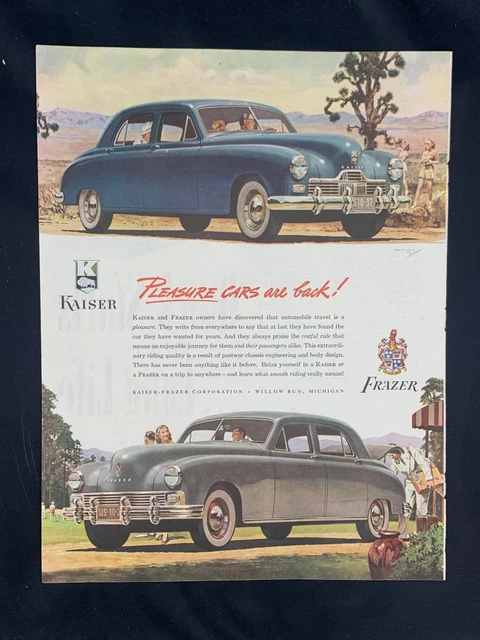 Magazine Ad* - 1947 - Kaiser-Frazer - (#4)