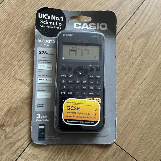 CASIO FX 83GTX SCIENTIFIC Calculator UK Exam Approved GCSE BRAND NEW CASIO FX 83GTX SCIENTIFIC Calculator UK Exam Approved GCSE BRAND NEW