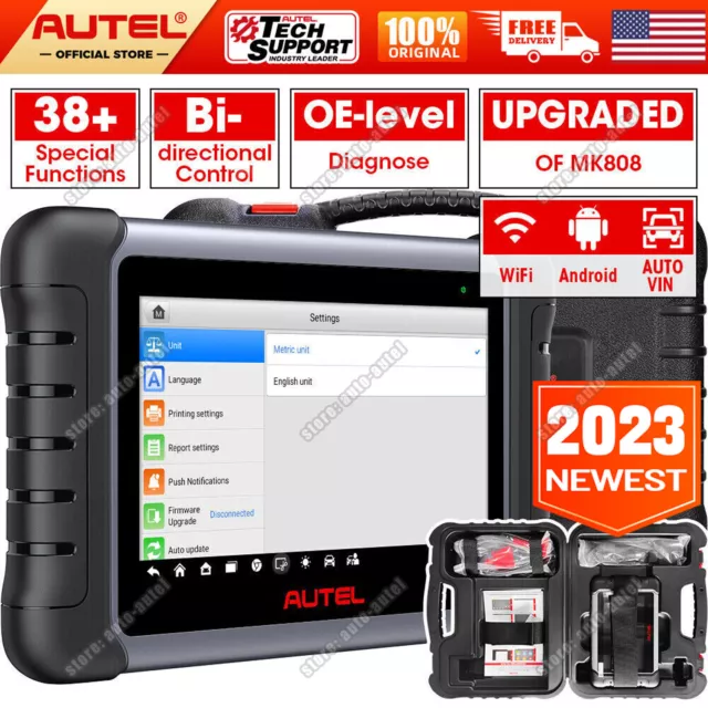 2024 Autel MaxiCheck MX808S MK808S Systems Diagnostic Scan Tool Bidirectional