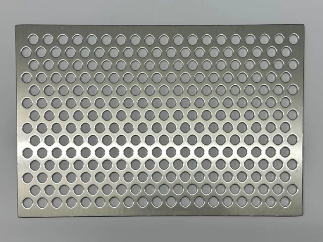 R10 T15 - Custom Size 10mm diameter Perforated Sheet - 3mm thick - No sharp edge 3