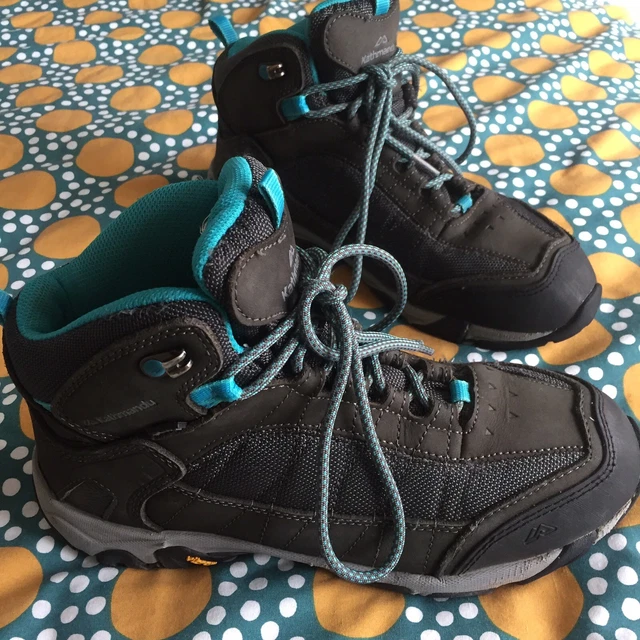 Kathmandu Mornington NGX Grey/Teal Hiking Boots UK 5 Vibram Soles VGC