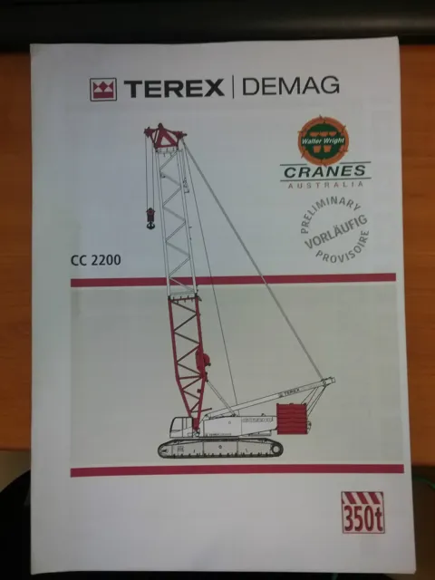 Terex Demag CC2200 Crane Manual